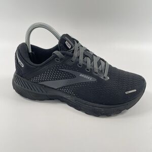 Brooks Adrenaline GTS 22 Womens Black Running Shoes Size 7.5 Wide